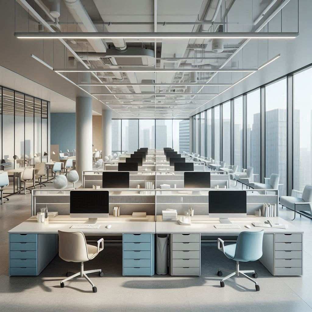 异地协作组在写字楼办公办公区绿植配置中怎样预防设备批量更换引发的信息遗漏